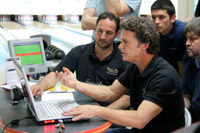 Brian Voss and Tassos Sivissidis at IDM Club, Bucharest, Romania
